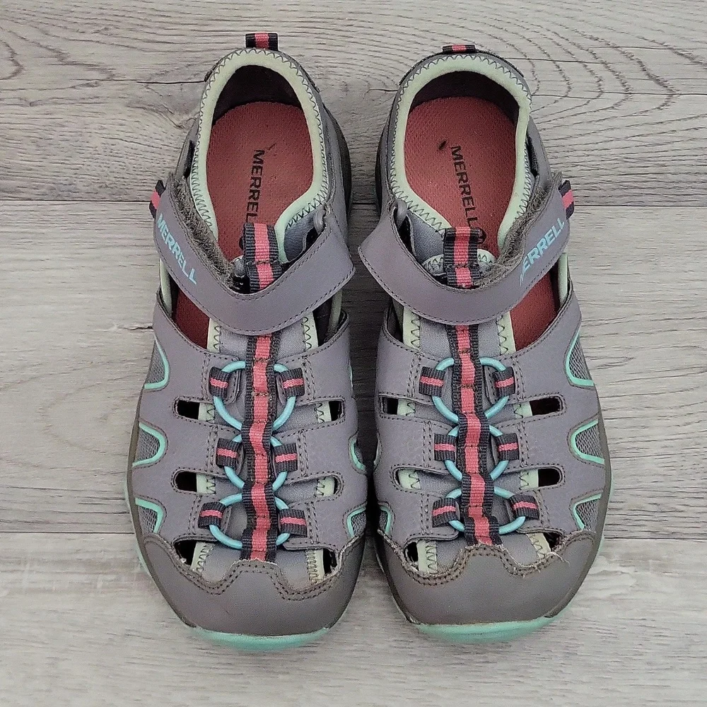 Merrell Hyrdo H20 Womens 5M Hiking Sandal Leather Waterproof‎ Adustable Strap